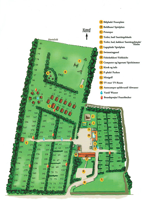Nissum Fjord Kort CAMPSITE OVERVIEW Nissum Fjord Kort